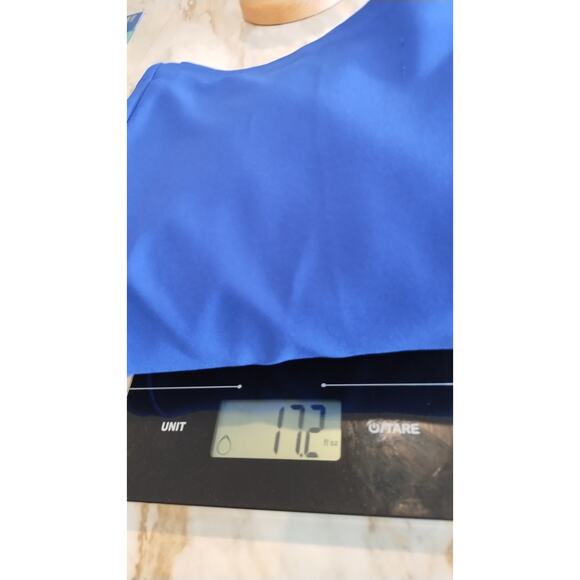 Danny and Nicole Royal Blue Sleeveless Belted Wide Leg Jumpsuit size 10 - Picture 16 of 16